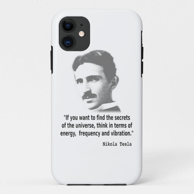 Coques Case-Mate iPhone Citation De Nikola Tesla (Dos)