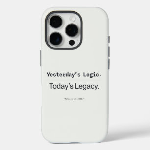 Coque iPhone 16 Pro Citation de programmeur Héritage de la logique d'h