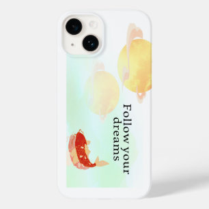 Coque Case-Mate iPhone Citation de rêve de poisson Koï – « Suivez vos rêv