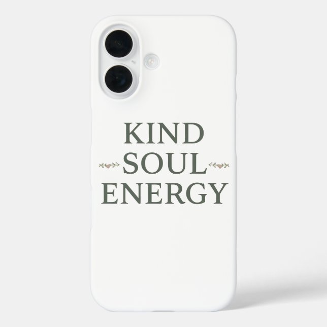 Coques Case-Mate iPhone Citation d'énergie positive Zen moderne (Verso)