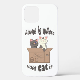 Case-Mate iPhone Case Citation drôle Accueil est où est votre chat