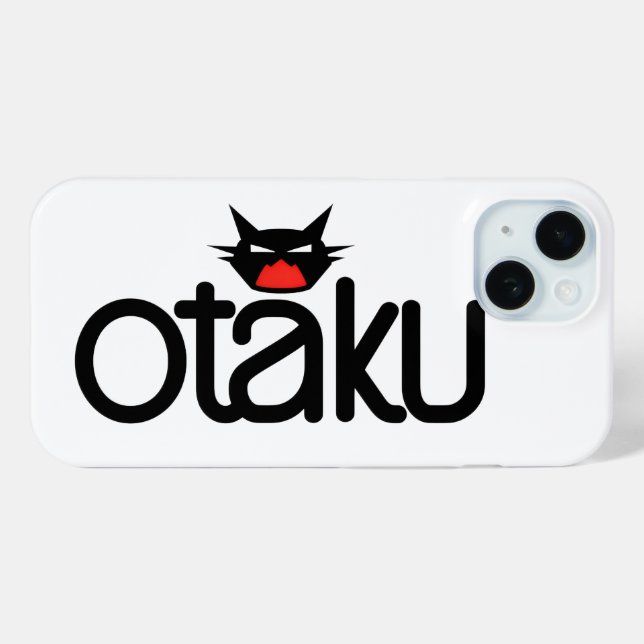Coques Case-Mate iPhone Citation drôle de chat Otaku (Verso (horizontal))