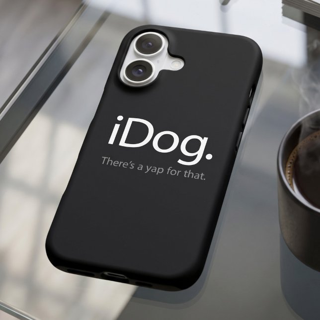 Coques Case-Mate iPhone Citation drôle de chien geek de technologie - Blag (Créateur téléchargé)