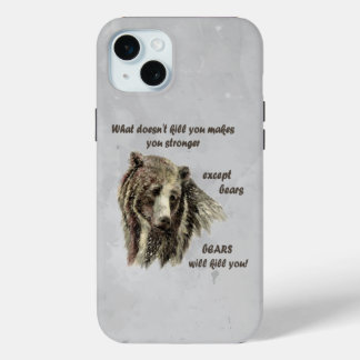 Coque Case-Mate iPhone Citation drôle De Motivational Les ours vous tuent