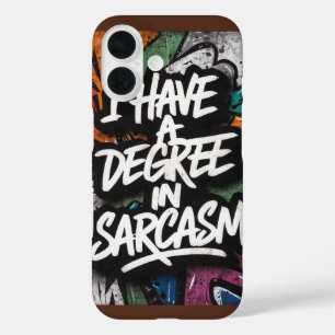 Coque Pour iPhone 16 Citation drôle de sarcasme