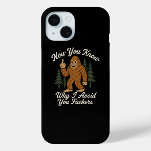 Coque Case-Mate iPhone Citation drôle sarcastique d'évitement de Bigfoot