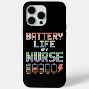 Coque Case-Mate iPhone Citation drôle sur la vie de batterie d'infirmière