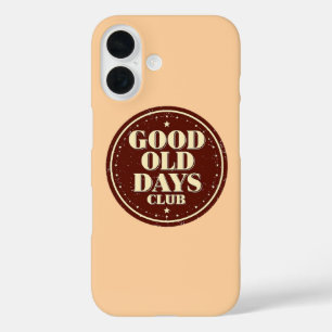 Coque Pour iPhone 16 Citation du club des bons vieux jours des années 7