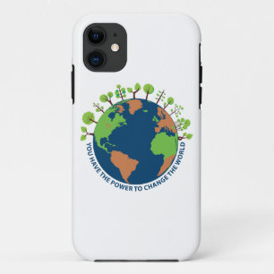 Case-Mate iPhone Case Citation du jour de la Terre pour changer le monde
