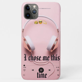 Case-Mate iPhone Case Citation esthétique rose moderne que j'ai choisie