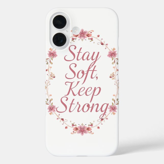 Coques Case-Mate iPhone Citation Féminine Inspirante de Force (Verso)
