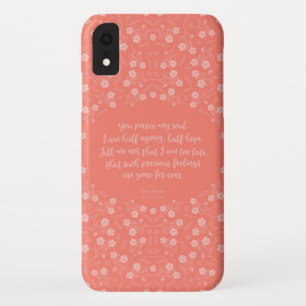 Etui iPhone Case-Mate Citation florale de lettre d'amour de Jane Austen