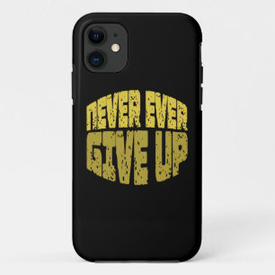 Case-Mate iPhone Case Citation Inspirante - Ne Jamais Abandonner