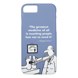 Coque iPhone 8/7 Citation Médicale et image amusante