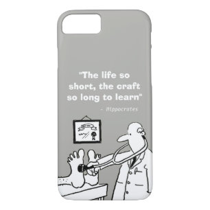 Coque iPhone 8/7 Citation Médicale et image amusante
