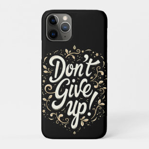 Case-Mate iPhone Case Citation Motivanationnelle Élégante Florale "Ne Pa