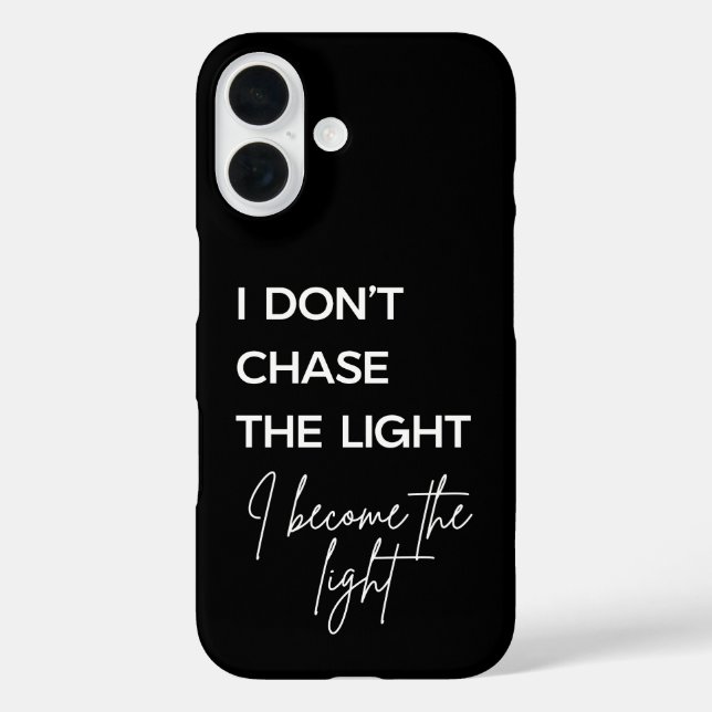 Coques Case-Mate iPhone Citation Motivante sur Fond Noir (Verso)