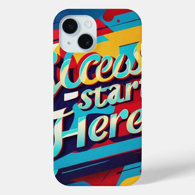 Coques Case-Mate iPhone "Citation Motivationnelle Art Mur" (Verso)