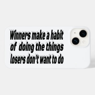 Coque Case-Mate iPhone Citation Motivationnelle des gagnants perdants