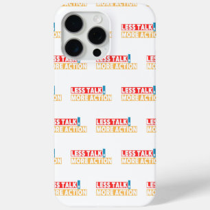 Coque Case-Mate iPhone Citation Motivationnelle Gras – Moins de Paroles,