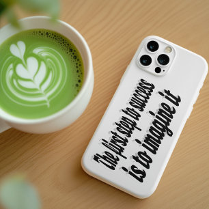 Coque Pour iPhone 16 Citation motivationnelle Imagine Success
