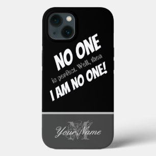 Case-Mate iPhone Case Citation motivationnelle : Je ne suis personne !