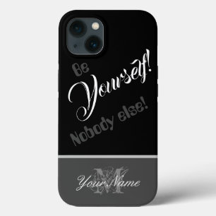 Case-Mate iPhone Case Citation motivationnelle : Soyez vous-même ! Perso