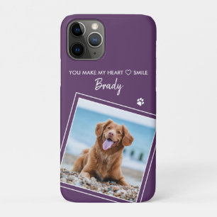 Case-Mate iPhone Case Citation photo moderne Chien pourpre