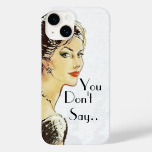 Coque Case-Mate iPhone Citation sarcastique d'une femme vintage rétro
