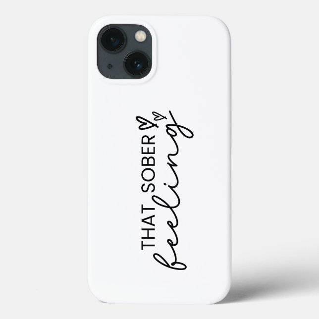 Coques Case-Mate iPhone Citation Sobriety Script manuscrit Sobre (Verso)