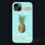 Etui iPhone 13 Citation sur la vie de l'ananas<br><div class="desc">Citation de vie d'ananas Artiste : Studio W | 156571D</div>