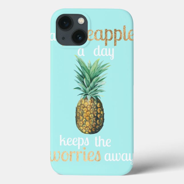 Coques Case-Mate iPhone Citation sur la vie de l'ananas (Verso)