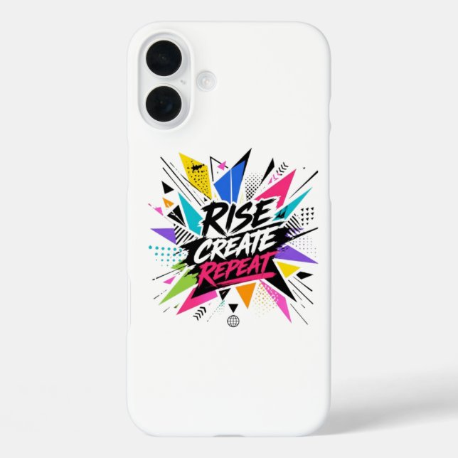 Coques Case-Mate iPhone Citer Créer Répéter Citation Motivationnelle Inspi (Verso)