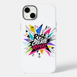 Coque Case-Mate iPhone Citer Créer Répéter Citation Motivationnelle Inspi