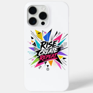 Coque Case-Mate iPhone Citer Créer Répéter Citation Motivationnelle Inspi