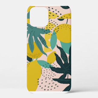 Case-Mate iPhone Case Citron Abstrait et Feuilles