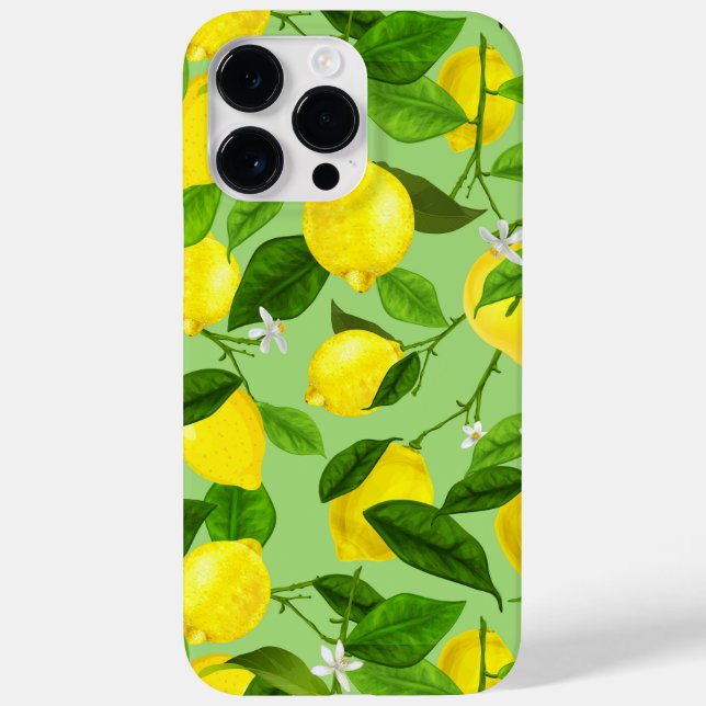 Coques Case-Mate iPhone Citron Aquarelle 3 (Verso)
