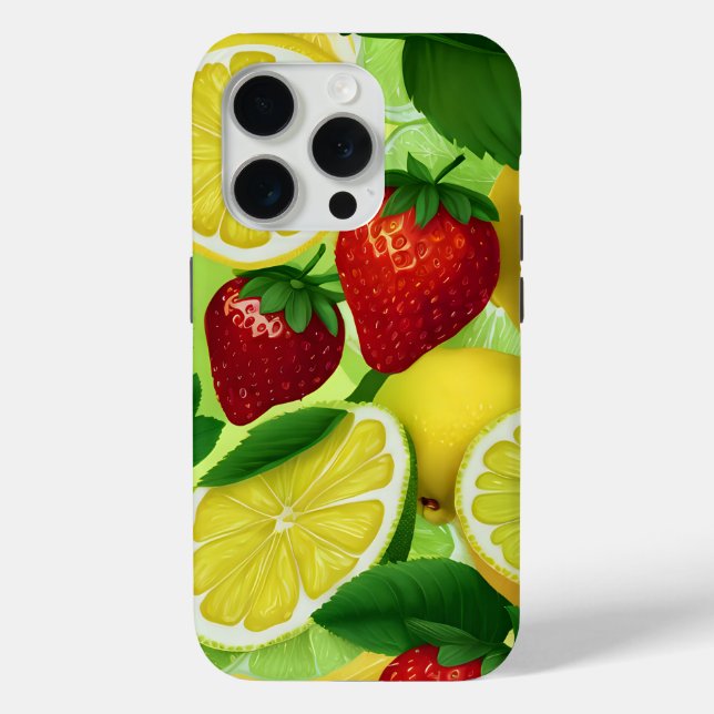 Coques Case-Mate iPhone Citron Berry Frais (Verso)