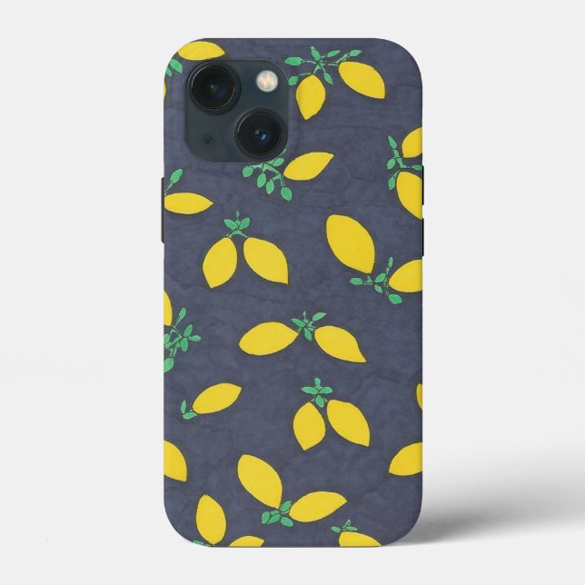 Coques Case-Mate iPhone Citron gouttes de nourriture Motif d'art (Verso)