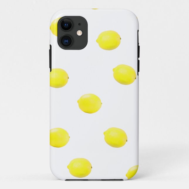 Coques Case-Mate iPhone citron motif version 2 (Dos)