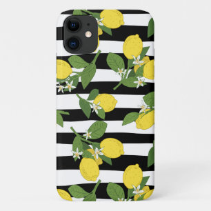 Case-Mate iPhone Case Citrons Citrons Jaunes Rayures Noires