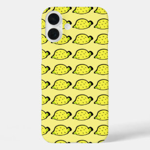 Coque Pour iPhone 16 Plus Citrons de dessin Motif Jaune