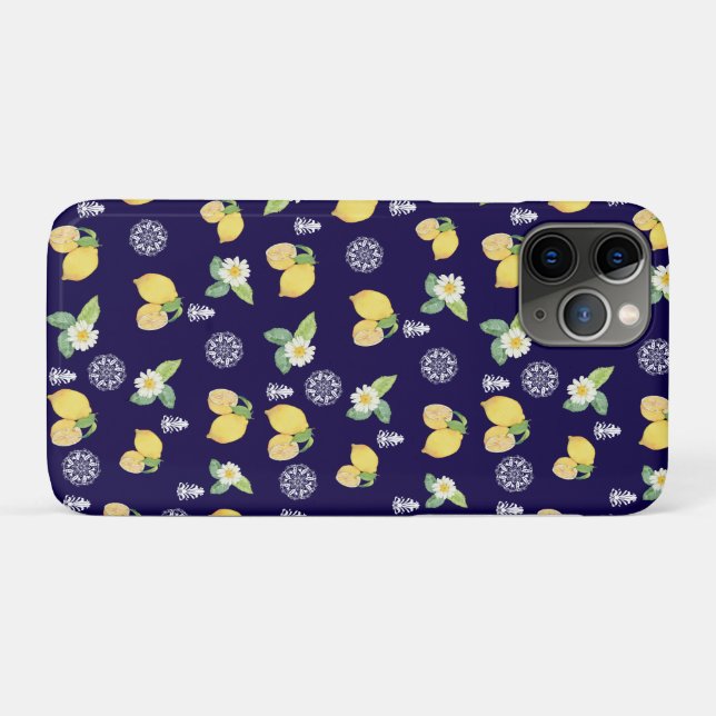 Coques Case-Mate iPhone Citrons d'été (Dos (Horizontal))