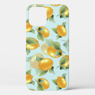 Case-Mate iPhone Case Citrons Feuilles : Aquarelle Impression transparen