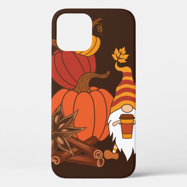 Coques Case-Mate iPhone Citrouille, anis étoilé, bâtonnets de cannelle, fe (Verso)