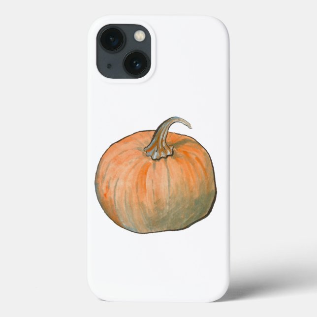 Coques Case-Mate iPhone Citrouille aquarelle (Verso)