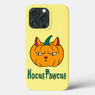 Case-Mate iPhone Case Citrouille de chat roux de magie d'Halloween Hocus