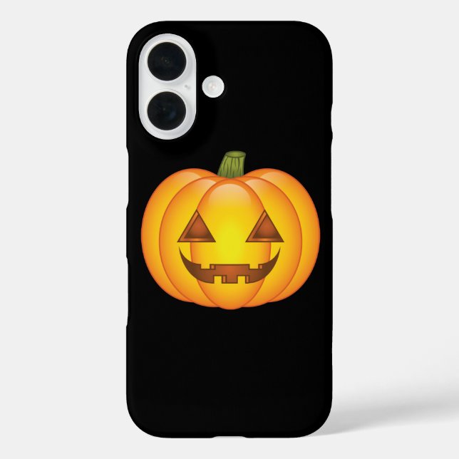 Coques Case-Mate iPhone Citrouille de Halloween de dessin animé mignon Jac (Verso)