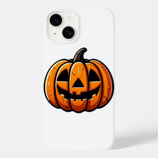 Coques Case-Mate iPhone Citrouille d'Halloween (Verso)
