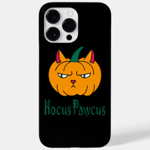 Coque Case-Mate iPhone Citrouille d'Halloween chat roux magie Hocus pocus
